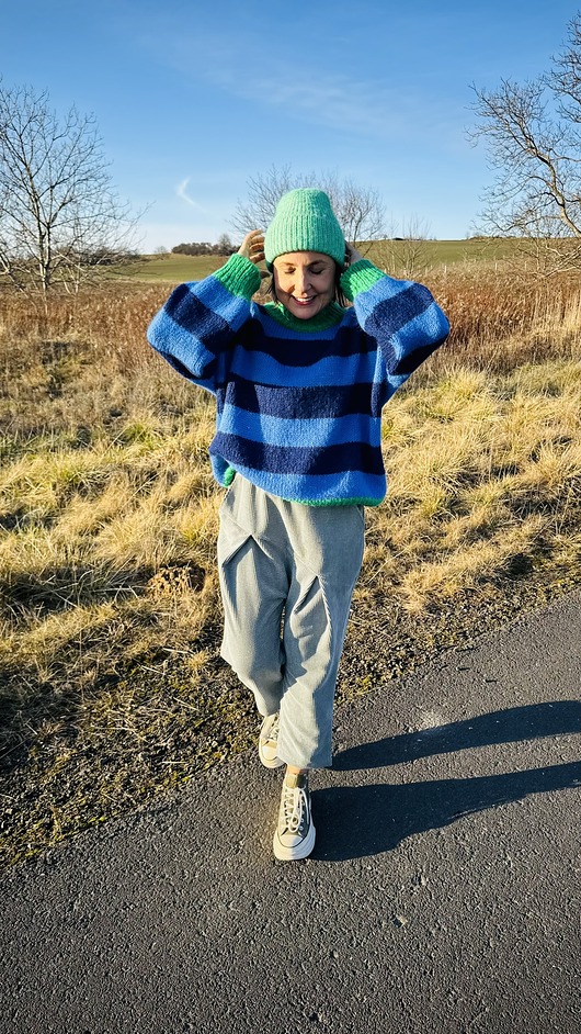 spodnie materiałowe damskie Sztruksowe spodnie baggy