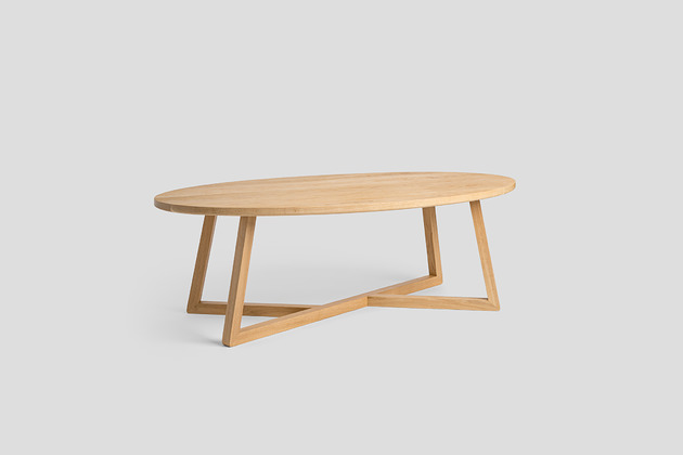 Stolik kawowy OVAL the raw