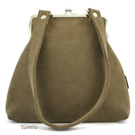 Torebka XL :: zamsz jesienny :: yamira