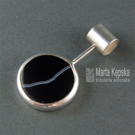 z agatem - wisior Marta Kepska
