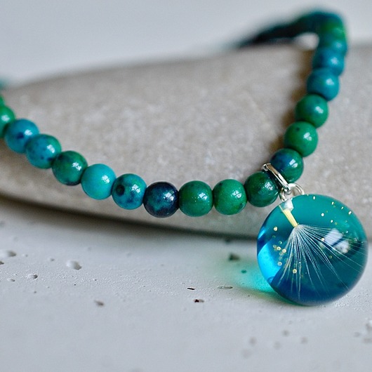 Bransoletka turkusowa hand-made Grol Jewellery