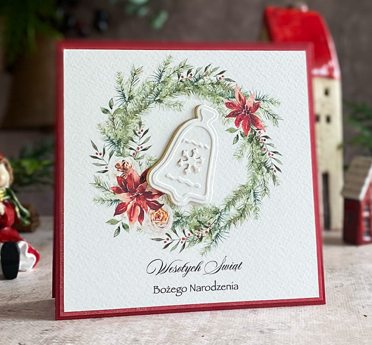 kartki świąteczne Personalizowana kartka na Boże Narodzenie, BN 8B