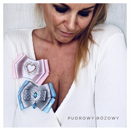 broszki Brosza  pastelowa Baby Blue NEW