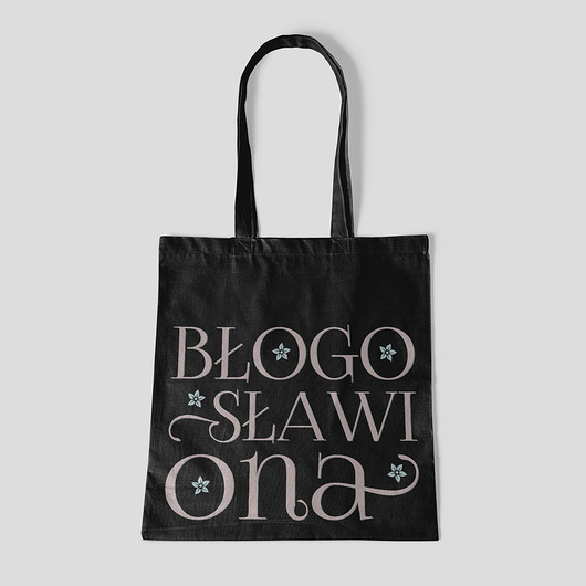 Błogosławiona - torba bawełniana Mocem