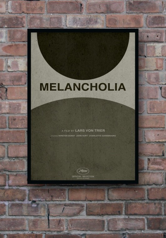 Melancholia - plakat minimalmill