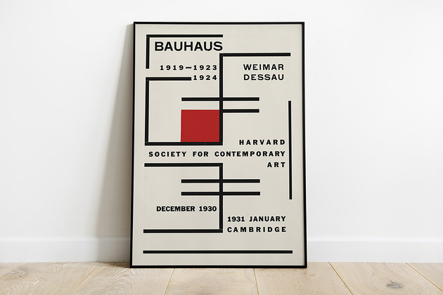 Bauhaus - plakat wystawowy Pas De LArt