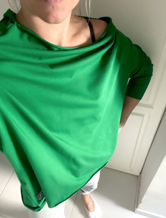 bluzki - inne Bluzka oversizowa zielona
