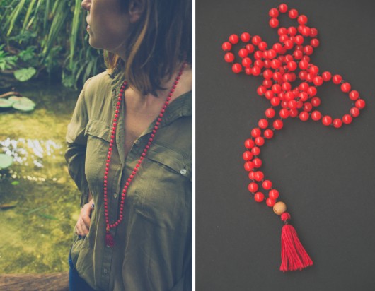 pachnąca JOGA MALA /// naszyjnik . bransoletka NOMAD ACCESSORIES