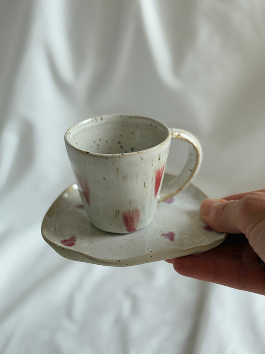 kubki Zestaw do espresso HEARTS