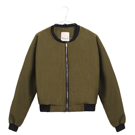 Green bomber Floral Escape