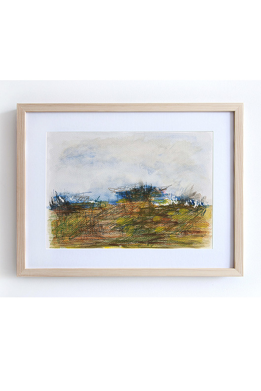 ORYGINAŁ - PEJZAŻ NO.15 - 21 cm x 30 cm Gosia Sendlewska
