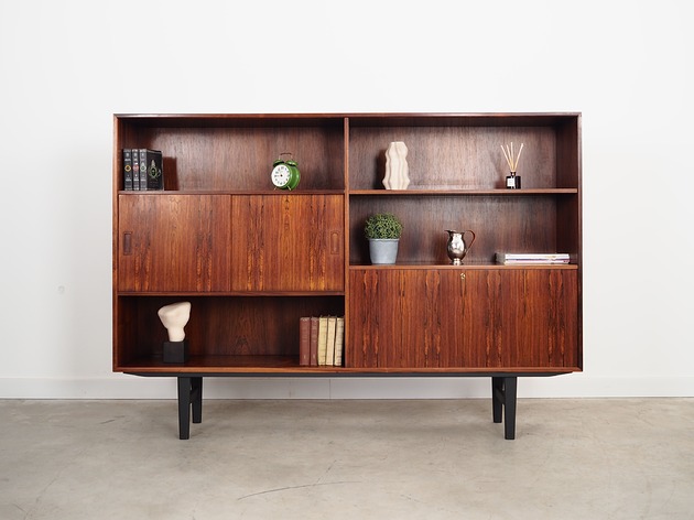 regały i półki Biblioteczka palisandrowa, duński design, lata 70, produkcja: Dania
