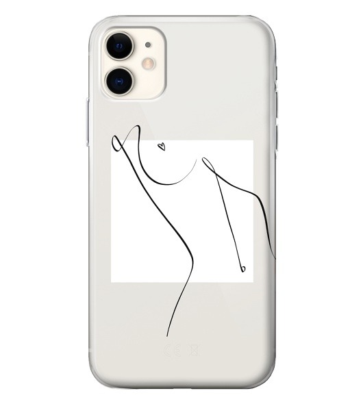 iPhone  CLEAR etui case guma  - K816 Caseline  etui na telefon