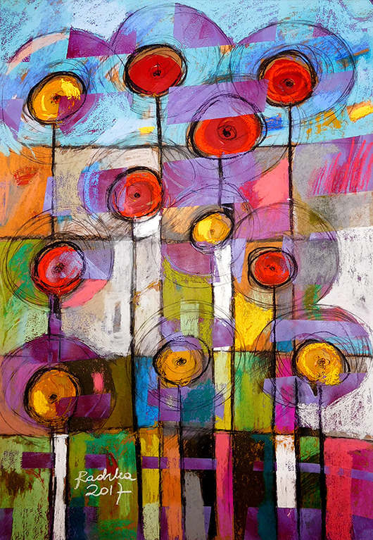 Łąka 31 - plakat 50x70 cm Katarzyna Radzka