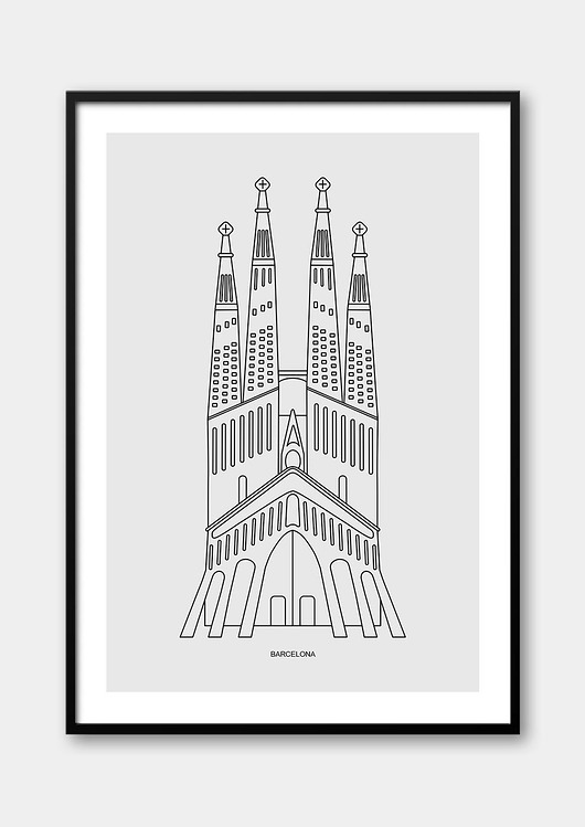 plakaty Plakat BARCELONA