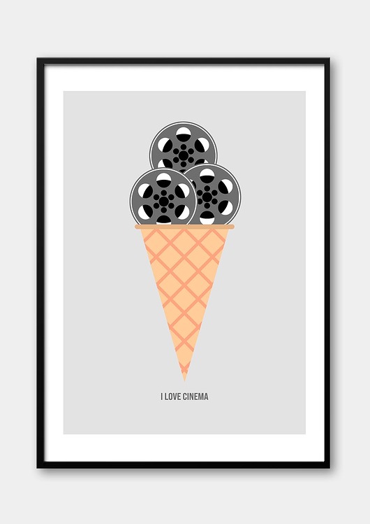 plakaty Plakat I Love Cinema