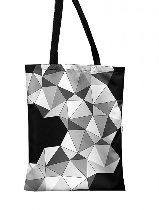 Nowość! geometrycznie pognieciona - eko torba AT design