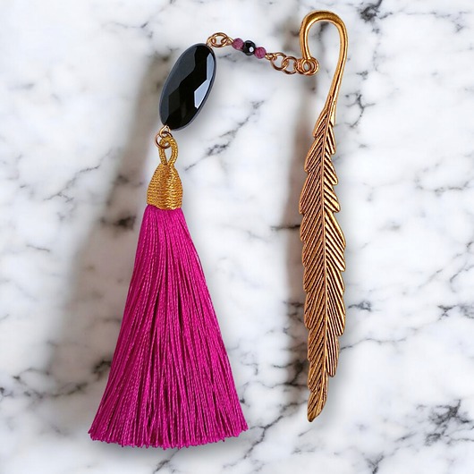 zakładki do książek Zakładka ONYKS & RUBIN : fuksja : zakładka PREMIUM