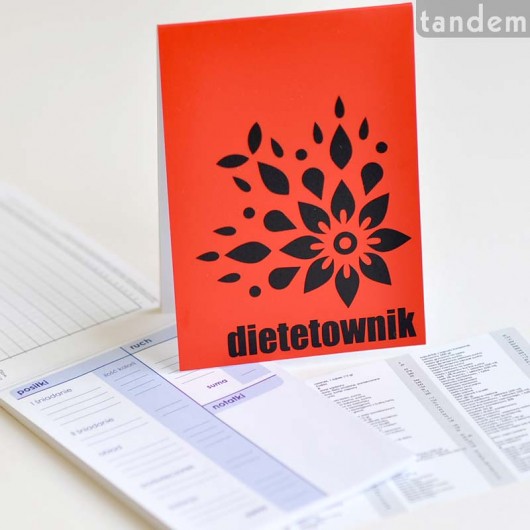 dietetownik - czerwony z ornamentem tandem