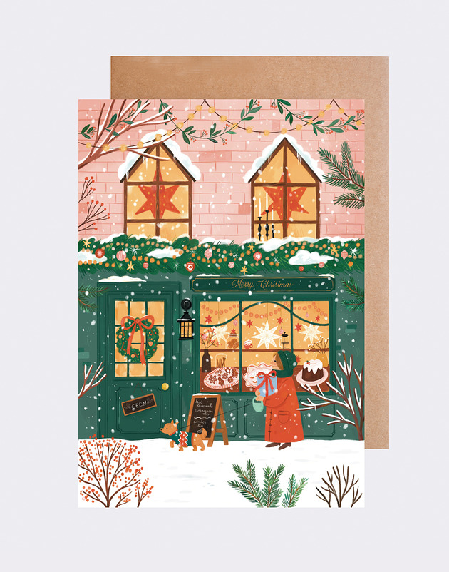 kartki świąteczne Kartka świąteczna - Merry Christmas