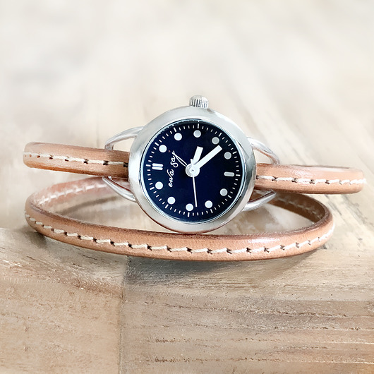 bransoletki - inne Summer simple  -zegarek -natural