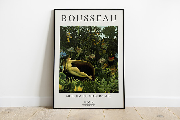 Henri Rousseau - plakat wystawowy Pas De LArt