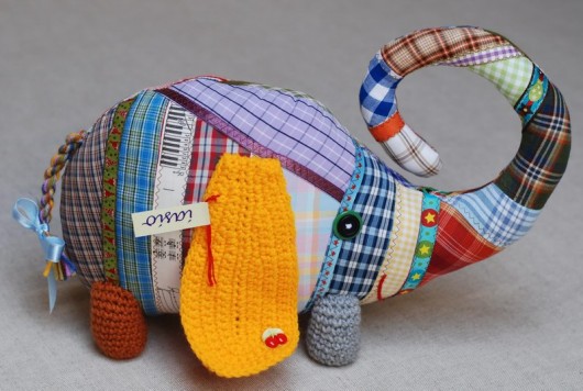 patchworkowy słoń multi colour iasio