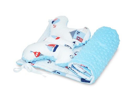 Wkładka do wózka - Błękitna plaża Popielewska STYLE