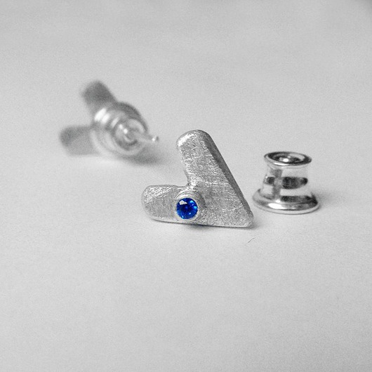 kolczyki srebrne Kolczyki srebrne SERDUSZKO