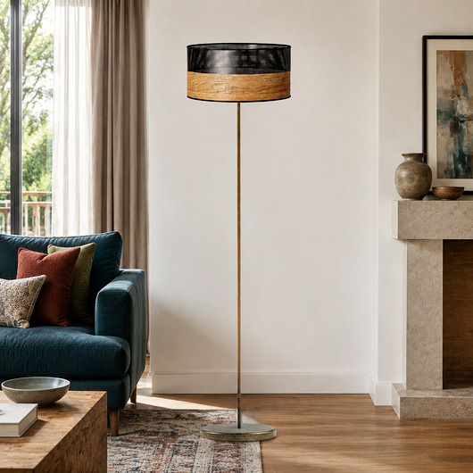 lampy podłogowe Designerska lampa podłogowa do salonu WERONA DUAL