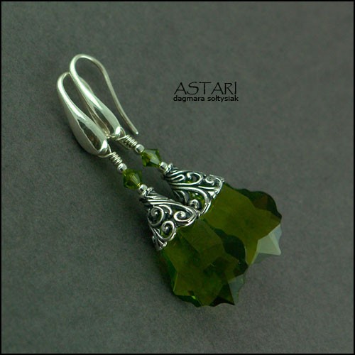 OLIVINE I SREBRO BALI Astari