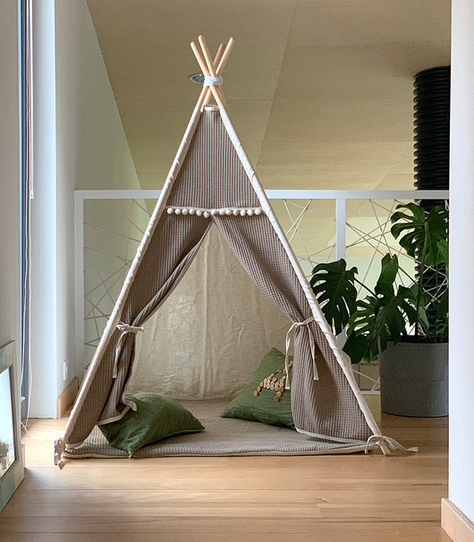 namioty i tipi dla dzieci Len & Bawełna-  tipi, namiot dla dzieci