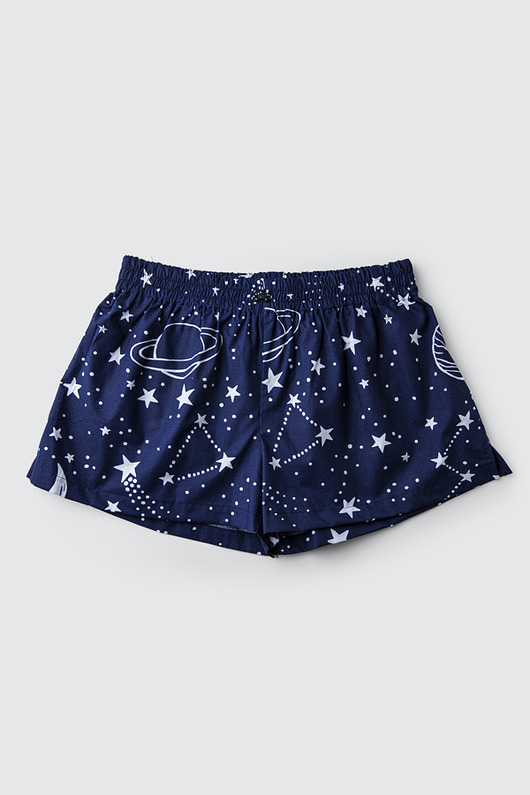 Spodenki damskie do spania bokserki KOSMOS HisOutfit