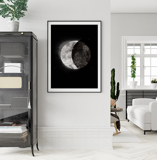 Plakat Moon 50x70 cm Anita Tomala