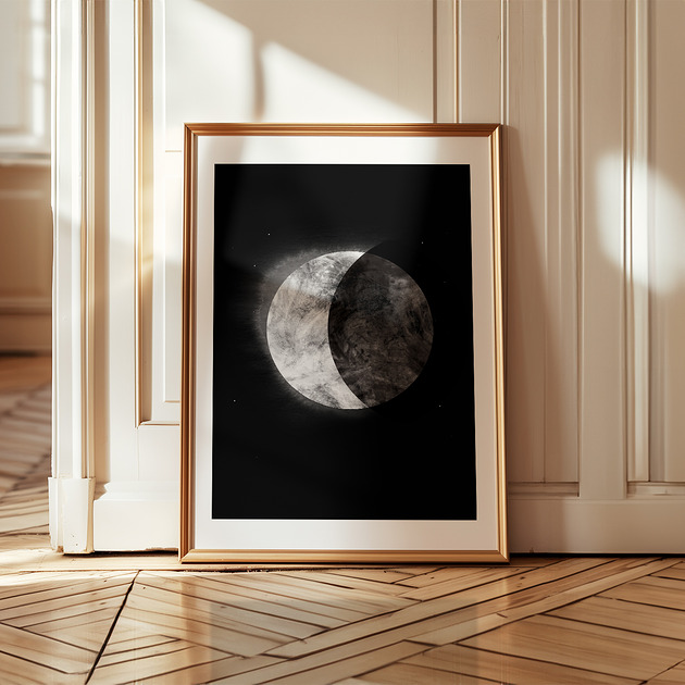 plakaty Plakat Moon 50x70 cm