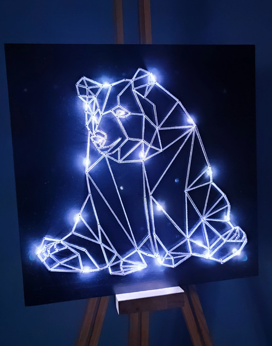 dodatki - różne Zestaw String Art  - 25 wzorów do wyboru  - Zrób to sam DIY