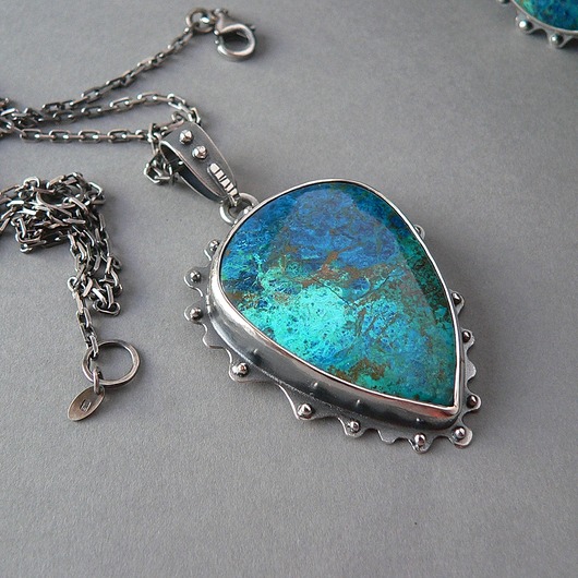 srebrne naszyjniki -szatukit-wisior-