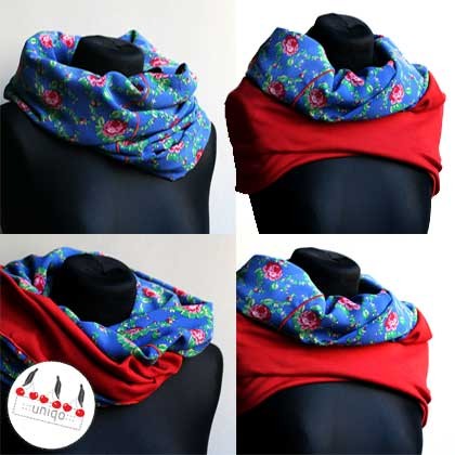 ::: FOLK RED&BLUE ::: uniqo
