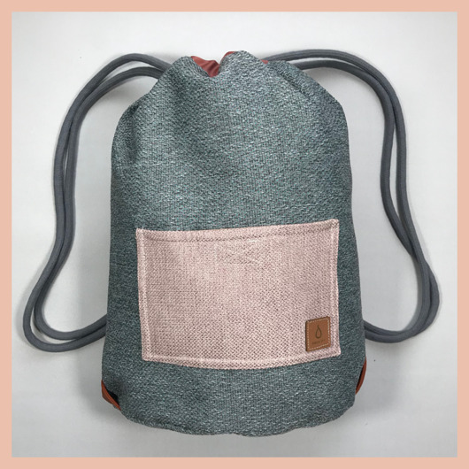 "UNICORNS & GREY" dwustronny plecak SACK IT! SACK IT