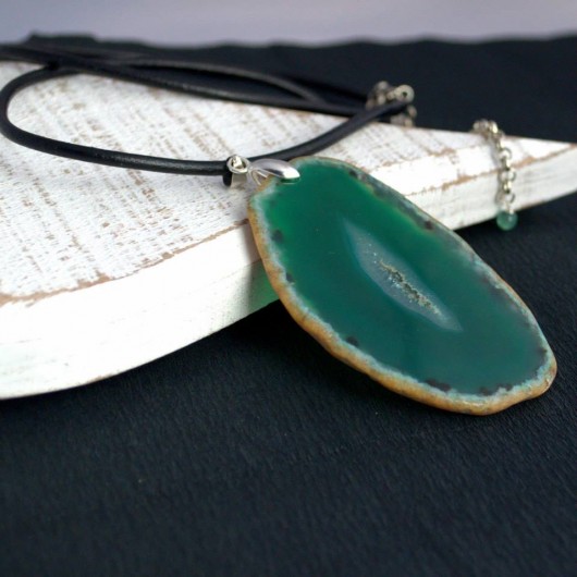 Zielony agat butterflyart