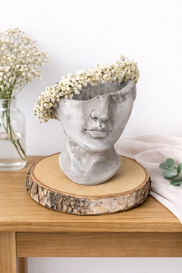 ozdoby do włosów dla dzieci Wianek na głowę z gipsówki stabilizowanej