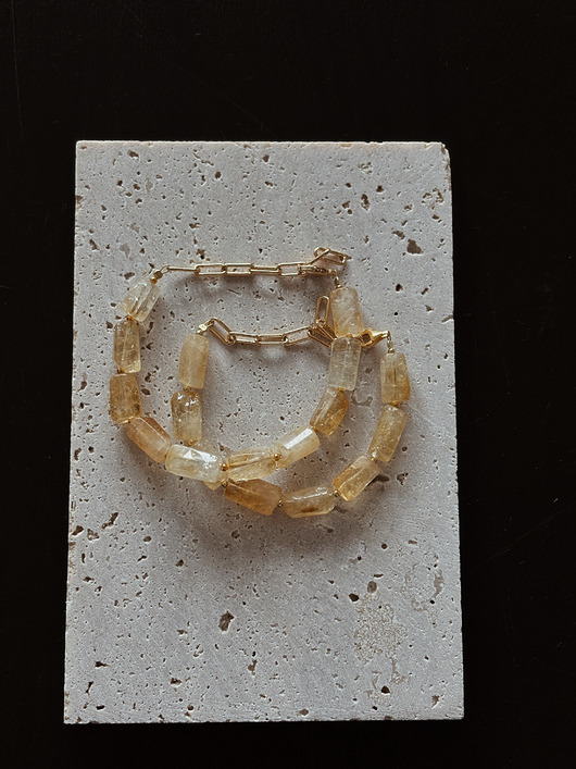 bransoletki z kamieni naturalnych Bransoletka  Cytryn