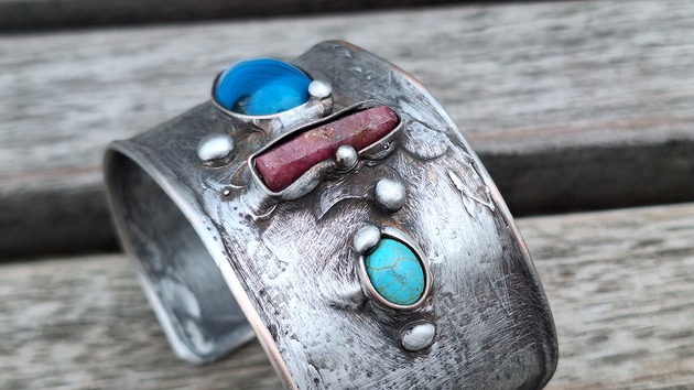 bransoletki wire wrapping Inna - bransoletka regulowana