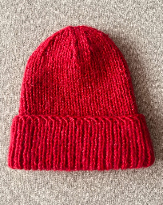 czapki damskie Czapka DEBRA - Czerwona - handmade