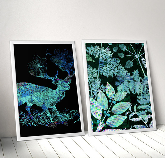 plakaty 2 grafiki 50x70 cm