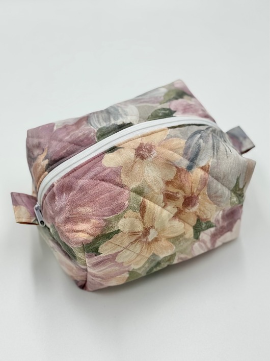 kosmetyczki Kosmetyczka kostka Vintage Duża