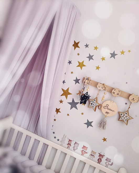 Wieszak drewniany zwierzęta,pokój dziecka HappyDeco 