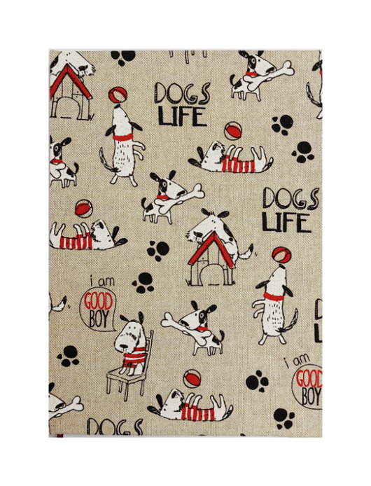 notatniki i albumy Notes Life Dogs 24x17 cm 160 stron ecru