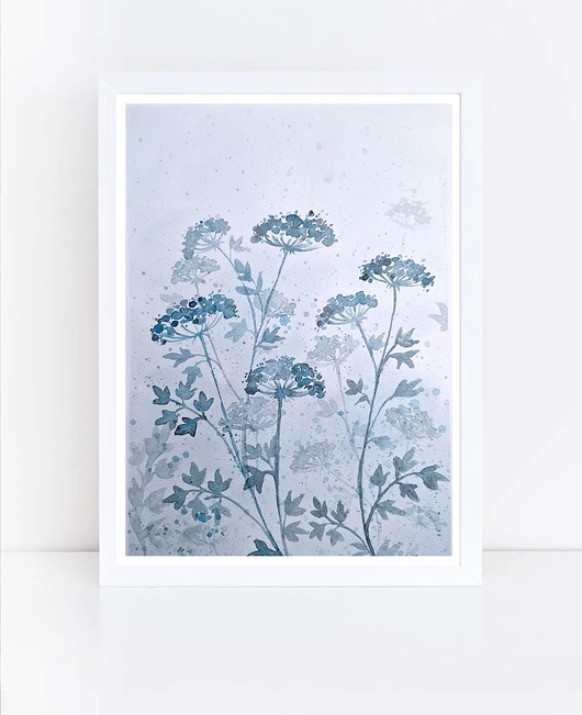 obrazy Oryginalna akwarela.Łąka A4