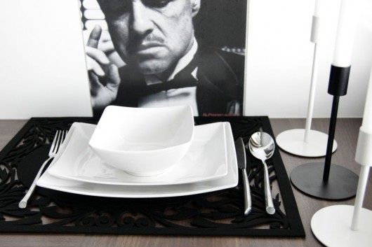 Podkładki filcowe pod zastawę Godfather 4 szt. Filcocuda